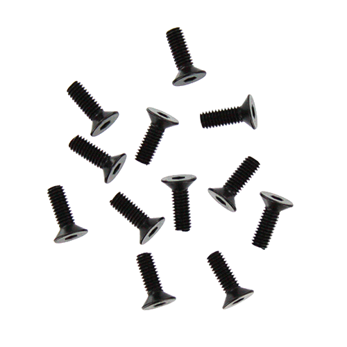 Redcat 4x12mm Countersunk Hex Machine Thread Screws (12pcs)