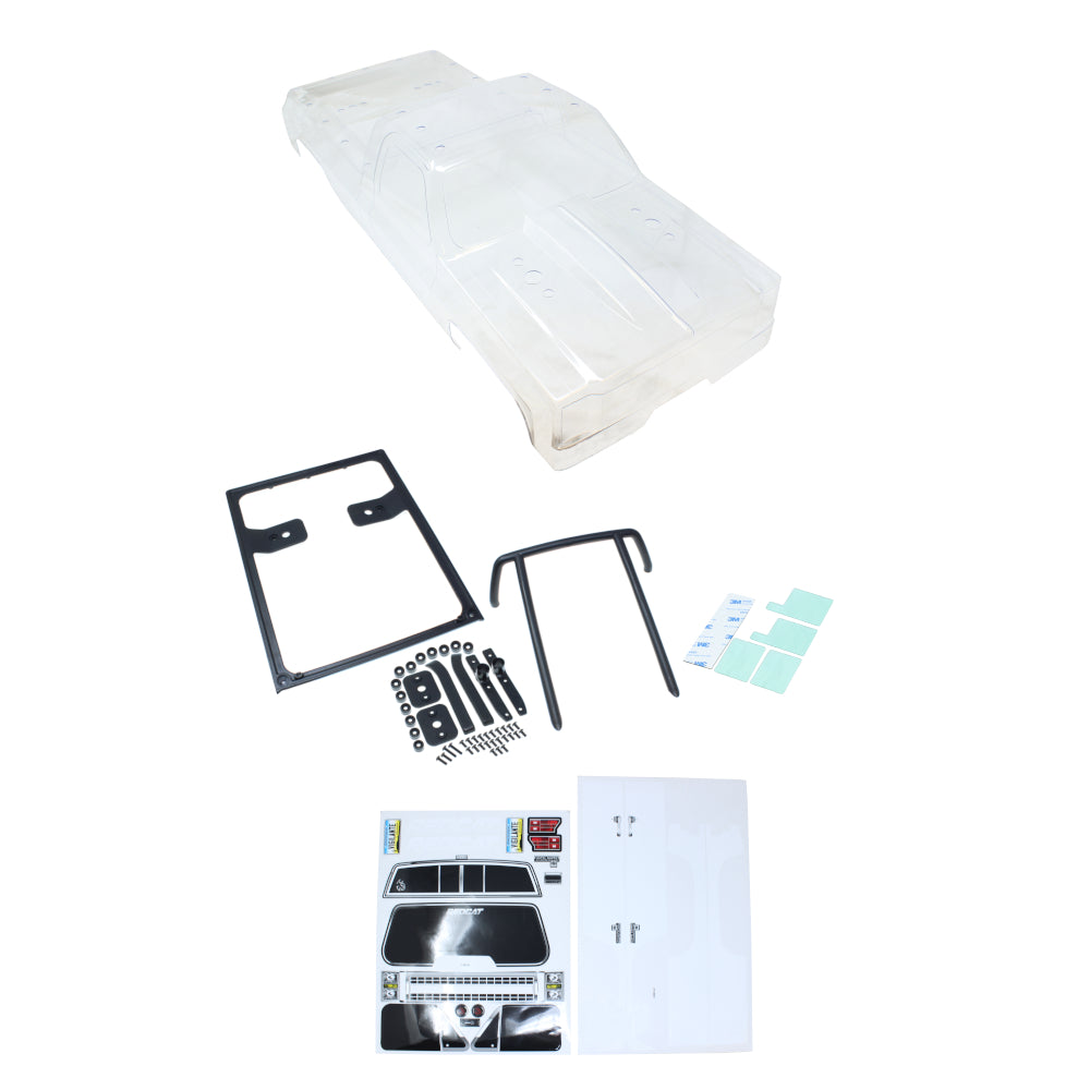 Redcat Vigilante 1/5th Body W/ Decals and Accessories (Clear) (1set)