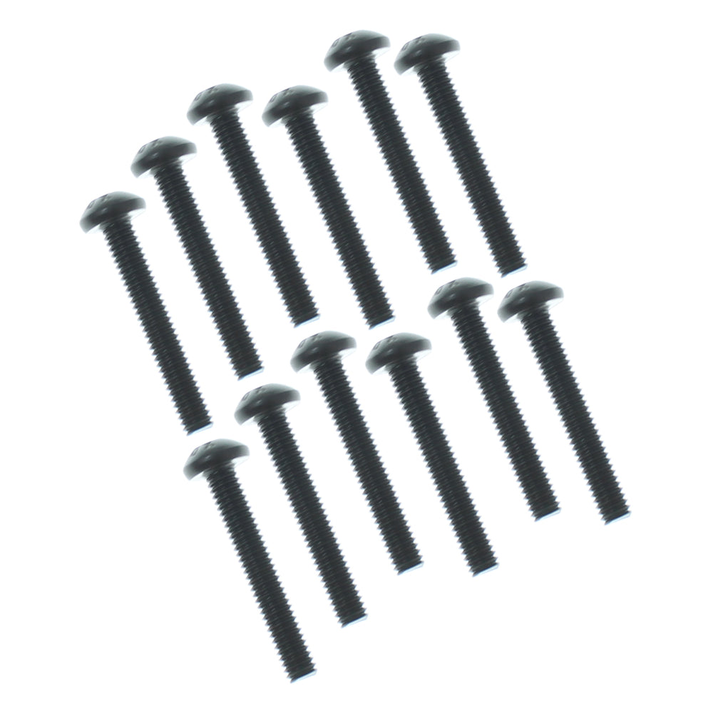 Redcat 3x18mm Button Head Hex Machine Thread Screws (12pcs)