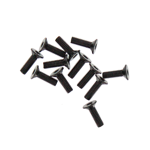 Redcat 3x10mm Countersunk Hex Machine Thread Screws (12pcs)