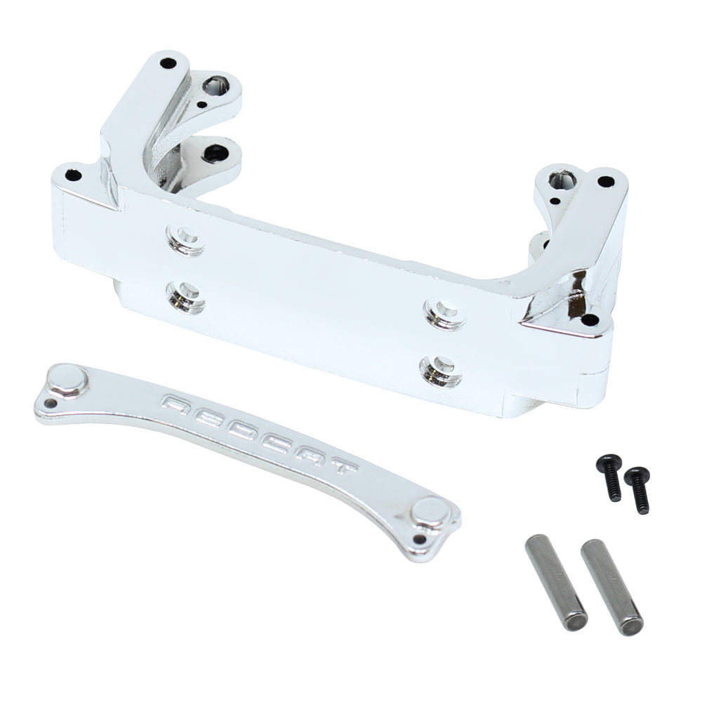 Redcat Front Suspension Mount, Pin Brace w/ Pins (Chrome)(Plastic) (1set)