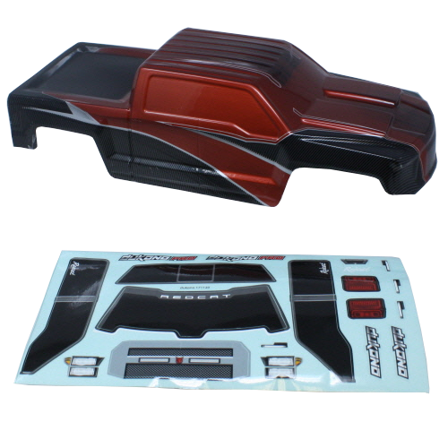 Redcat 1/10 Truck Body (Orange)(1pc)