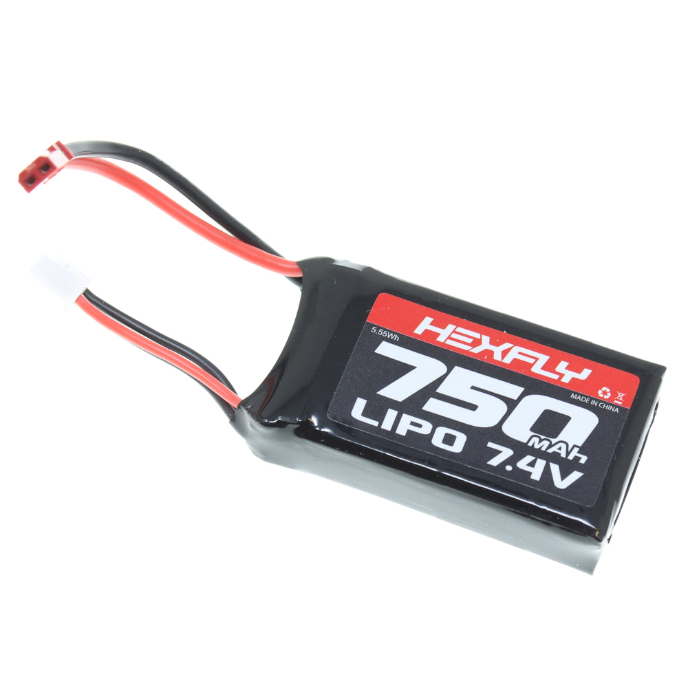Redcat 2 cell 7.4v 750mah Lipo Battery w/ JST connector  (1pc)