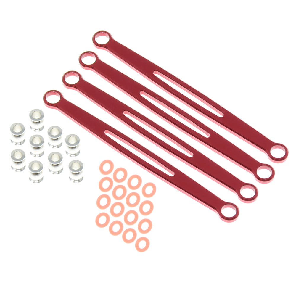 Redcat Rear Links (Aluminum)(Red)(4pcs)