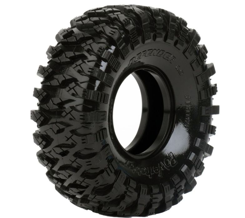 Power Hobby - Defender 1.9 Crawler Tires with Dual Stage Soft and Medium Foams
