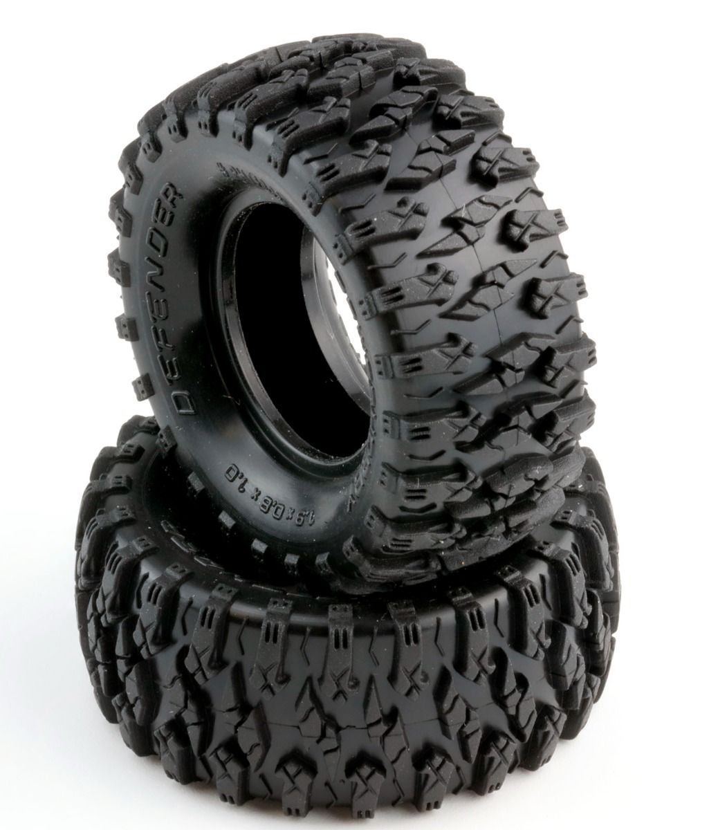 Power Hobby - Defender 1.0" Micro Crawler Tires 1/24 Axial SCX24