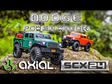 Load and play video in Gallery viewer, Axial SCX24 40&#39;s 4 Door Dodge Power Wagon 1/24 4WD RTR Scale Mini Crawler w/2.4GHz Radio
