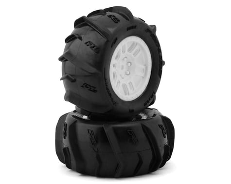 Pro-Line Arrma Mini Kraton Dumont Pre-Mounted Tires w/Split Six Wheels (White) (2) w/12mm Hex