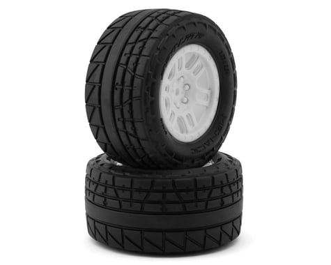 Pro-Line Arrma Mini Kraton Menace Street Pre-Mounted Tires w/Split Six Wheels (White) (2) w/12mm Hex
