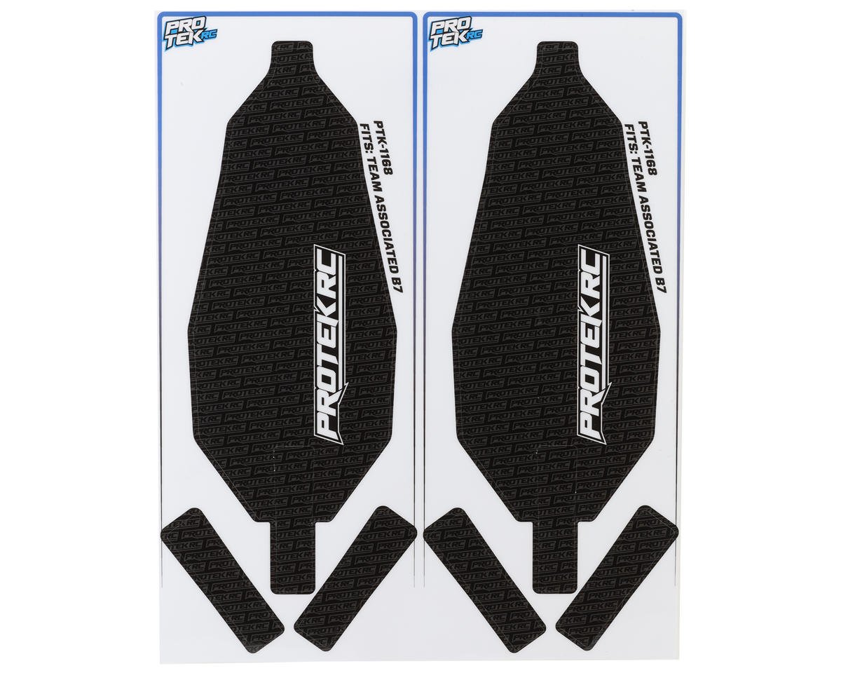 ProTek RC AE B6.2D, B6.1 & B6.1D \"Thick\" Precut Chassis Protective Sheet (2) PTK-1155