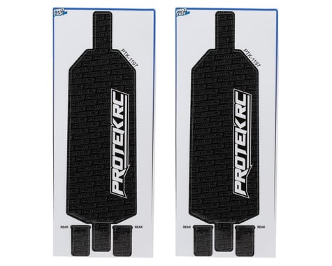 ProTek RC RC10B84 "Thick" Precut Chassis Protective Sheet (Black) (2)