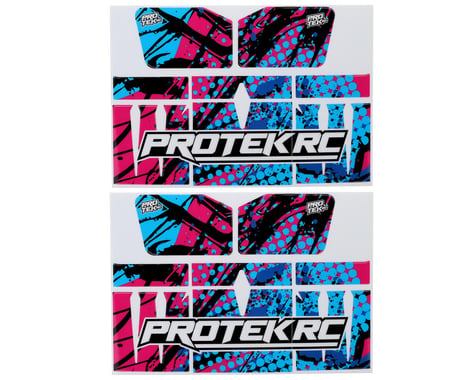 ProTek RC JConcepts 1/8 Razor Wing Wraps (Hectic) (2)