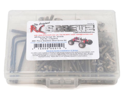 RC Screwz HPI Savage SS Screw Set