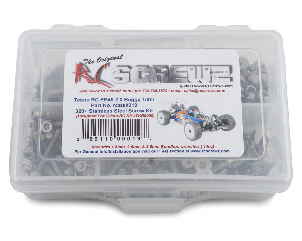 RC Screwz Tekno RC EB48 2.0 Stainless Steel Screw Kit