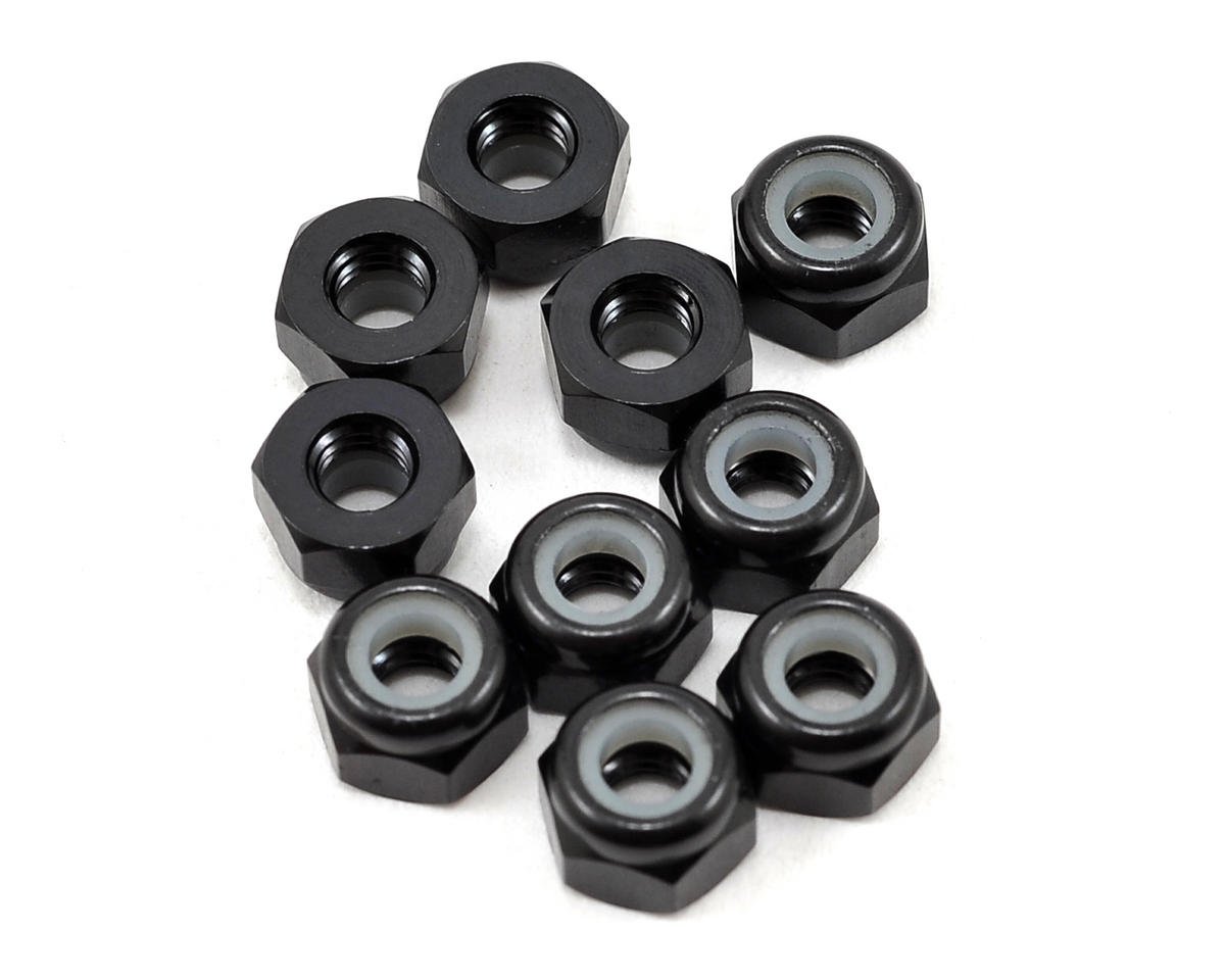 Schumacher SPEED PACK M3 Aluminum Locknut (Black) (10)