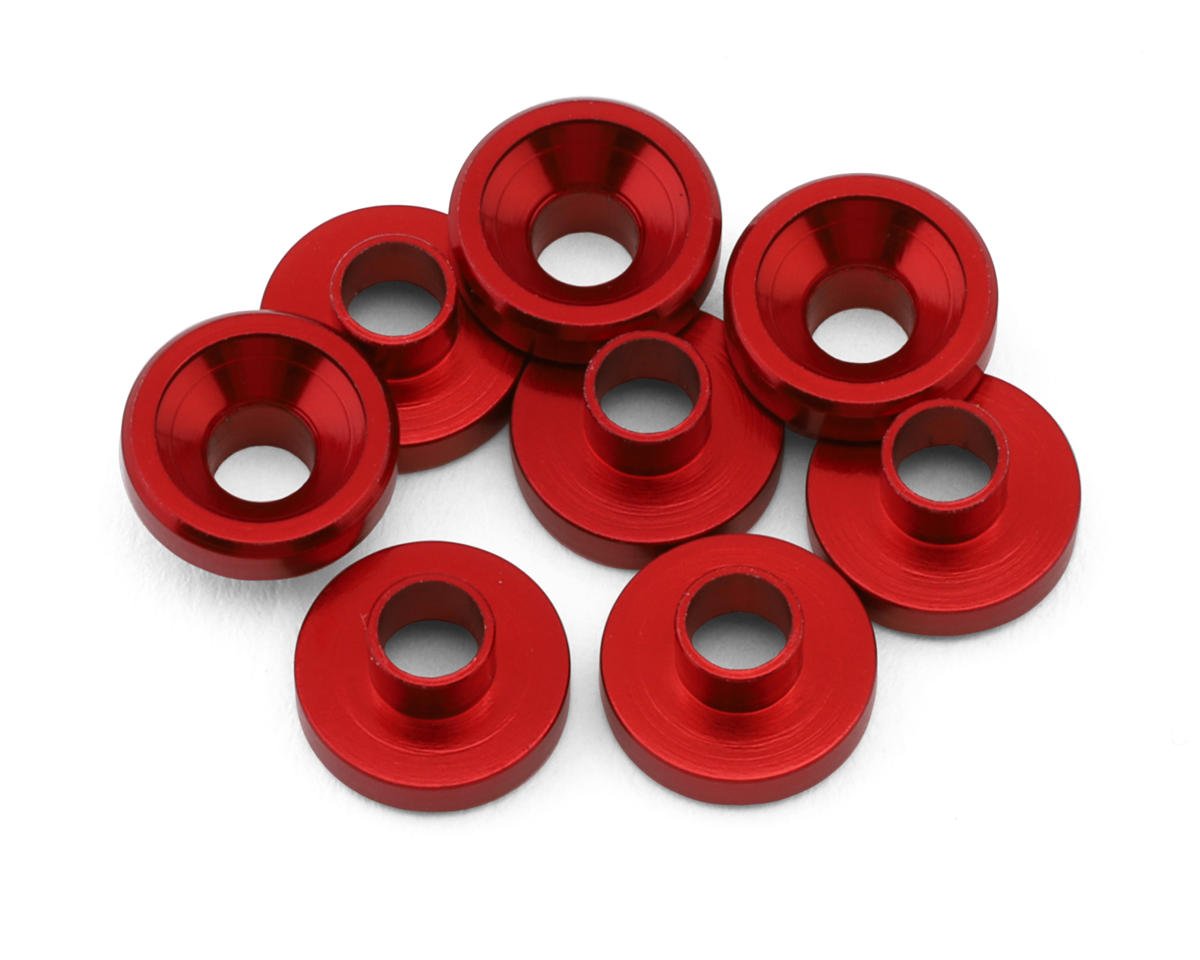 Reefs RC Aluminum Countersunk Servo Washers (8)