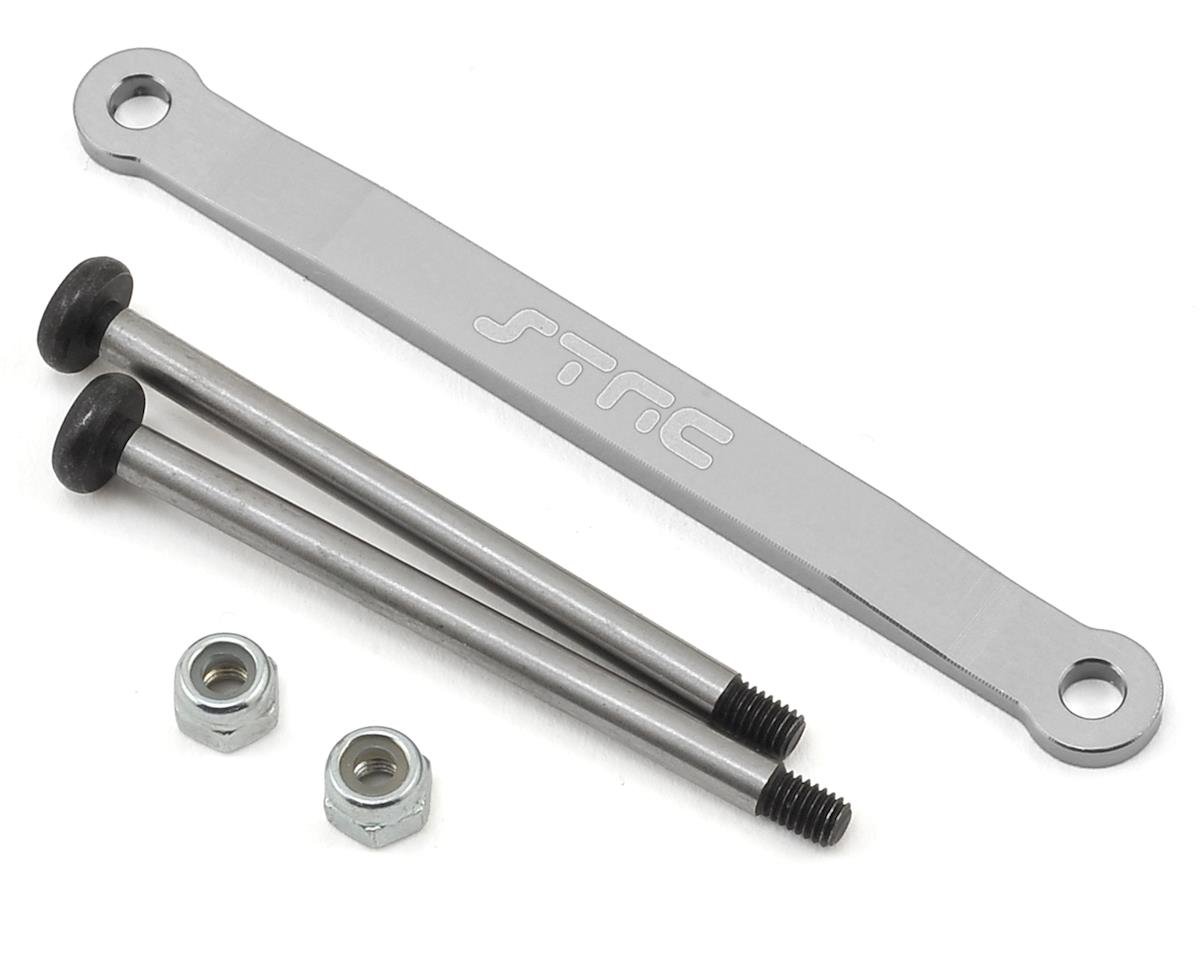 ST Racing Concepts Aluminum Front Hinge Pin Brace Set for Traxxas Stampede/Bigfoot Heavy Duty (Silver)