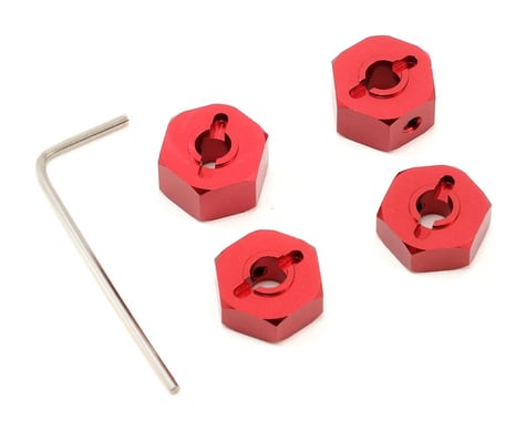 ST Racing Concepts 14mm Aluminum Wheel Hex for Traxxas Stampede (Red) (4)
