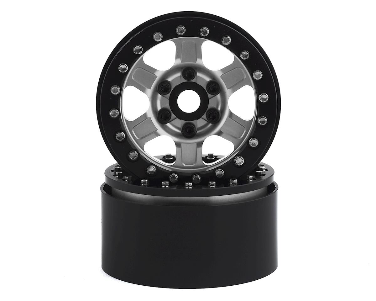 SSD RC 1.9"" Challenger Beadlock Wheels (Silver) (2)