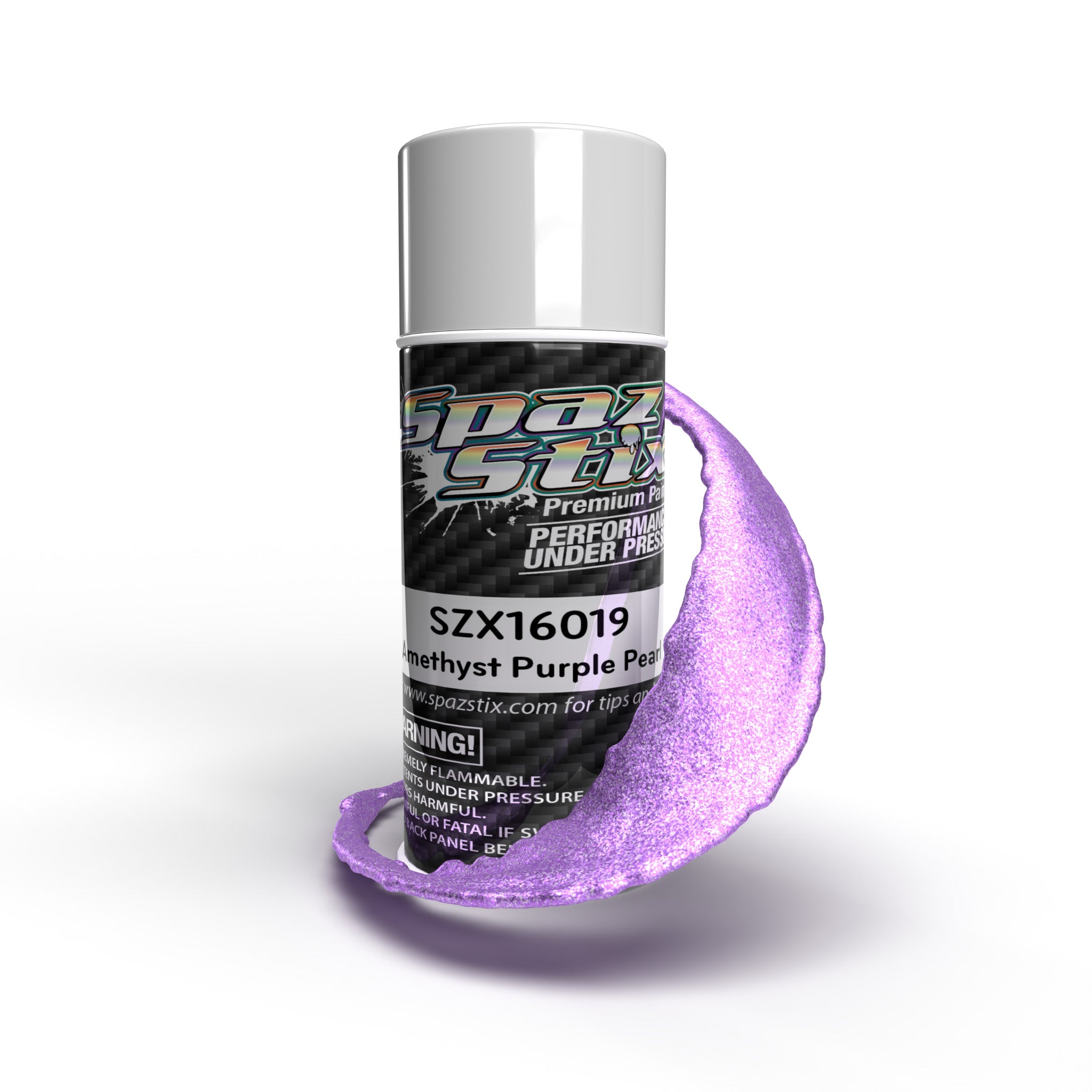 Spaz Stix Amethyst Purple Pearl Aerosol Paint, 3.5oz Can