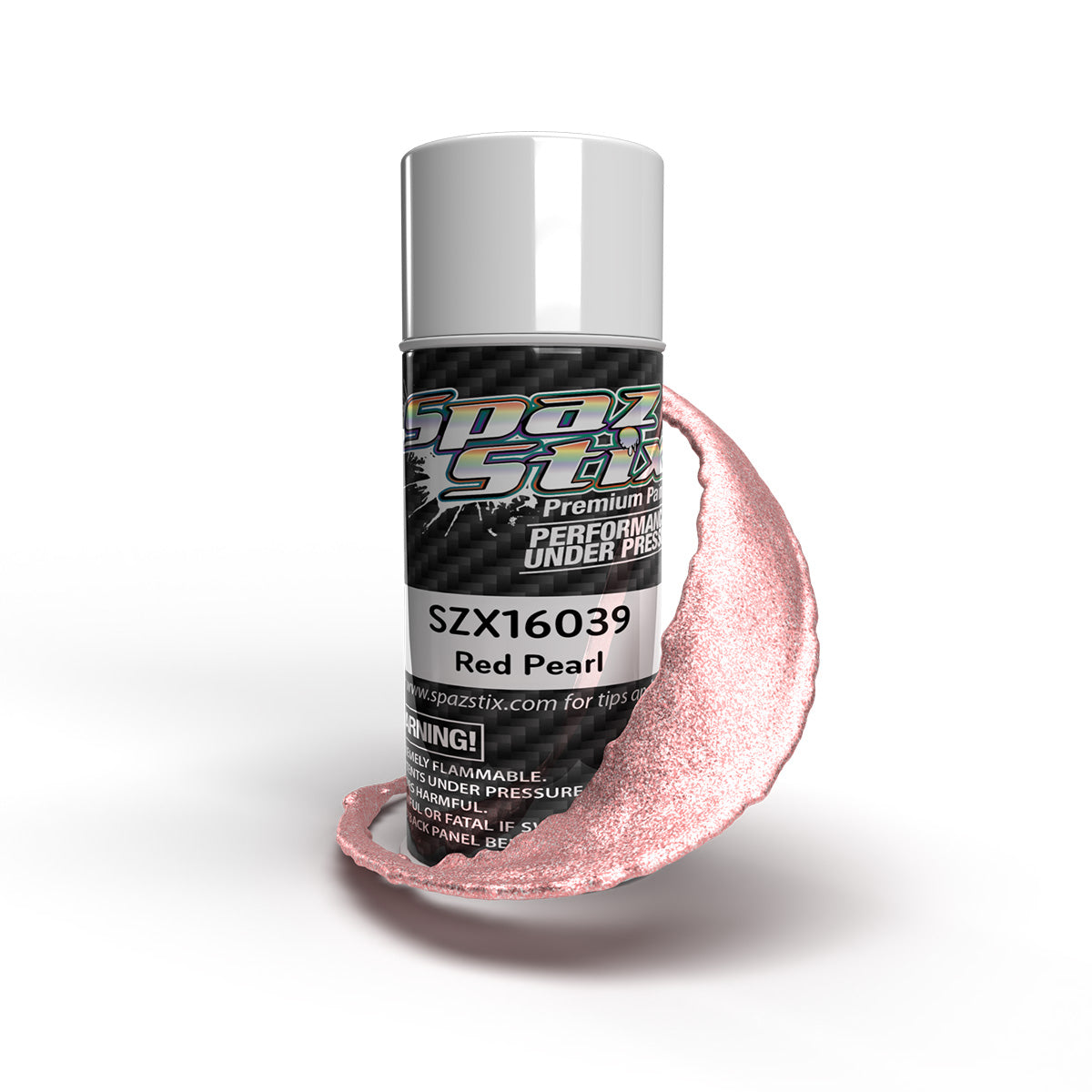 Spaz Stix Red Pearl Aerosol Paint, 3.5oz Can