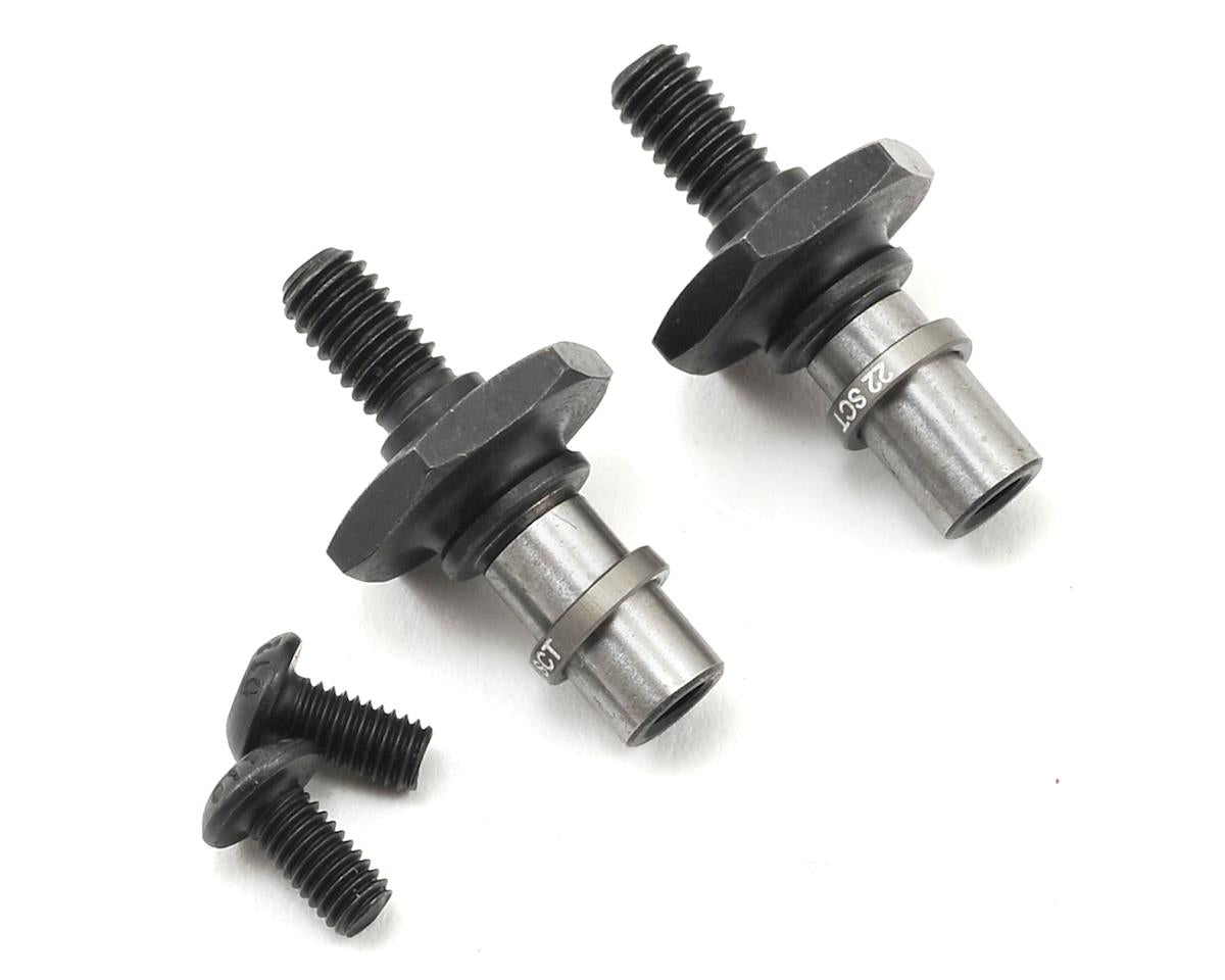 Team Losi Racing 12mm Hex 22SCT 3.0 Front Axle Set