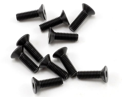Team Losi Racing 3x10mm Flat Head Screws (10)