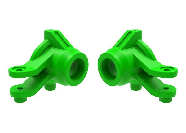 Traxxas Steering blocks, left & right (green)