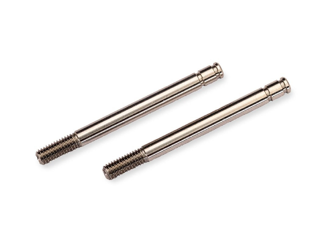 Traxxas Shaft, Ultra Shock short steel 35mm (2) - chrome finish