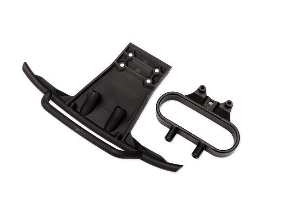 Traxxas Front Bumper, Front/ Bumper Mount - Black
