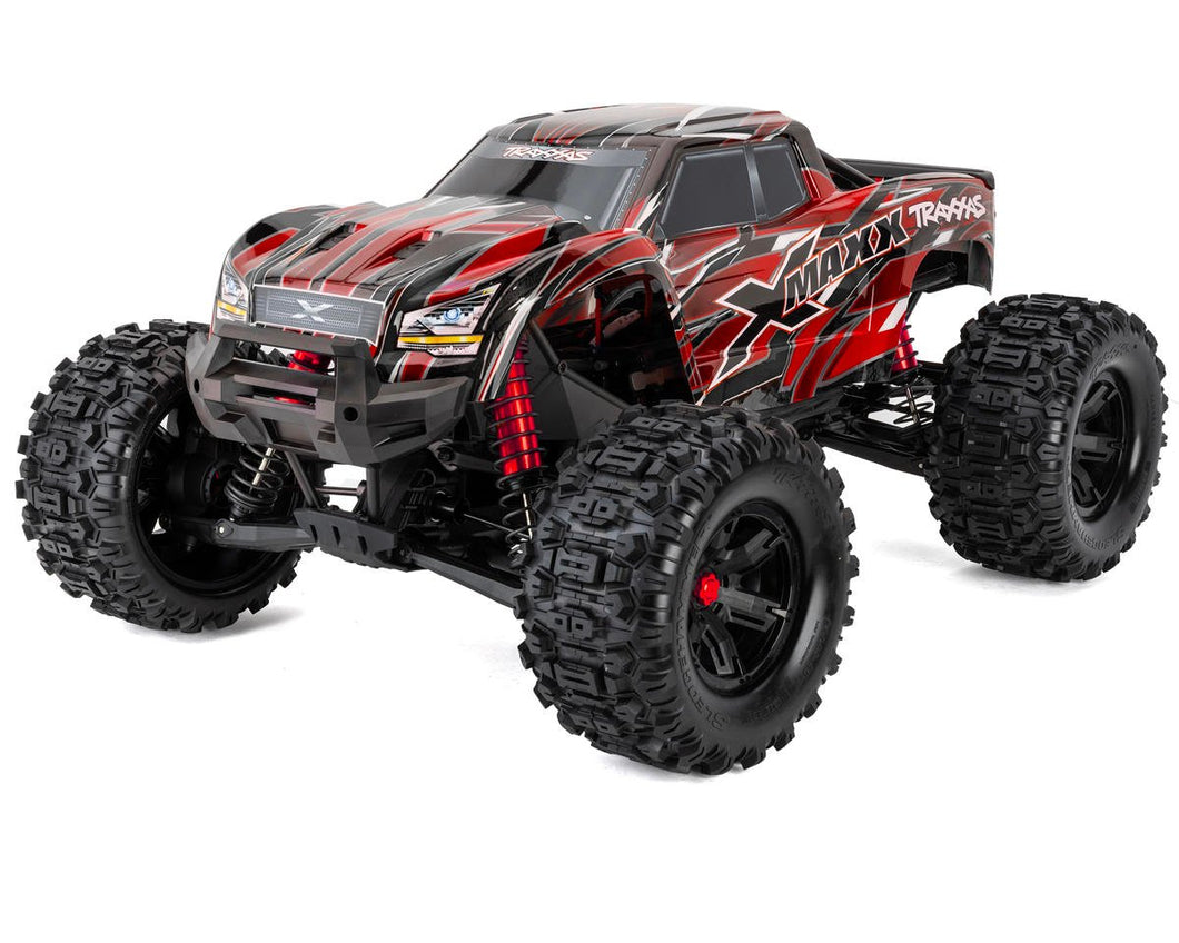 Traxxas X-Maxx 8S 4WD Brushless RTR Monster Truck (Red) w/2.4GHz TQi Radio, TSM & Belted Tires