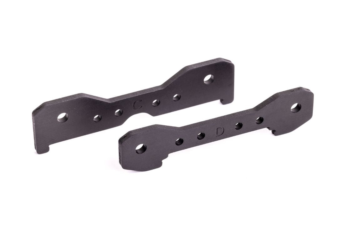Traxxas Tie Bars, Rear, Aluminum (Dark Titanium-Anodized)