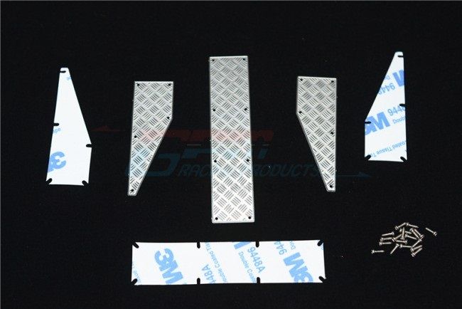 Road Tech  Simulation Stainless Steel Slip Proof Tread For TRX-4 Rear Bumper - 3Pc Set