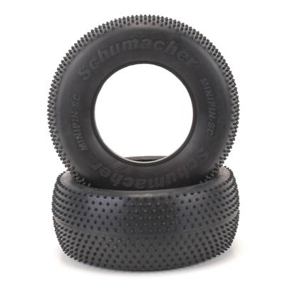 Schumacher Short Course Tire - MINI PIN - BLUE (PR)