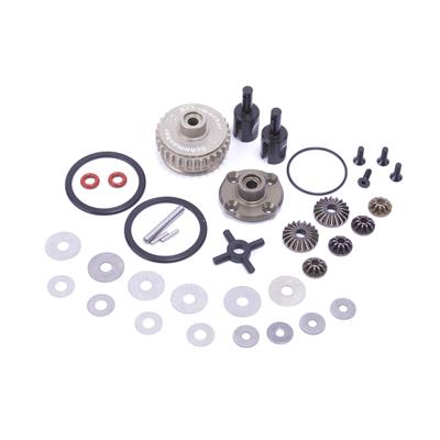 Schumacher ALLOY DIFF COMPLETE V2 REAR - L1 EVO,L1R