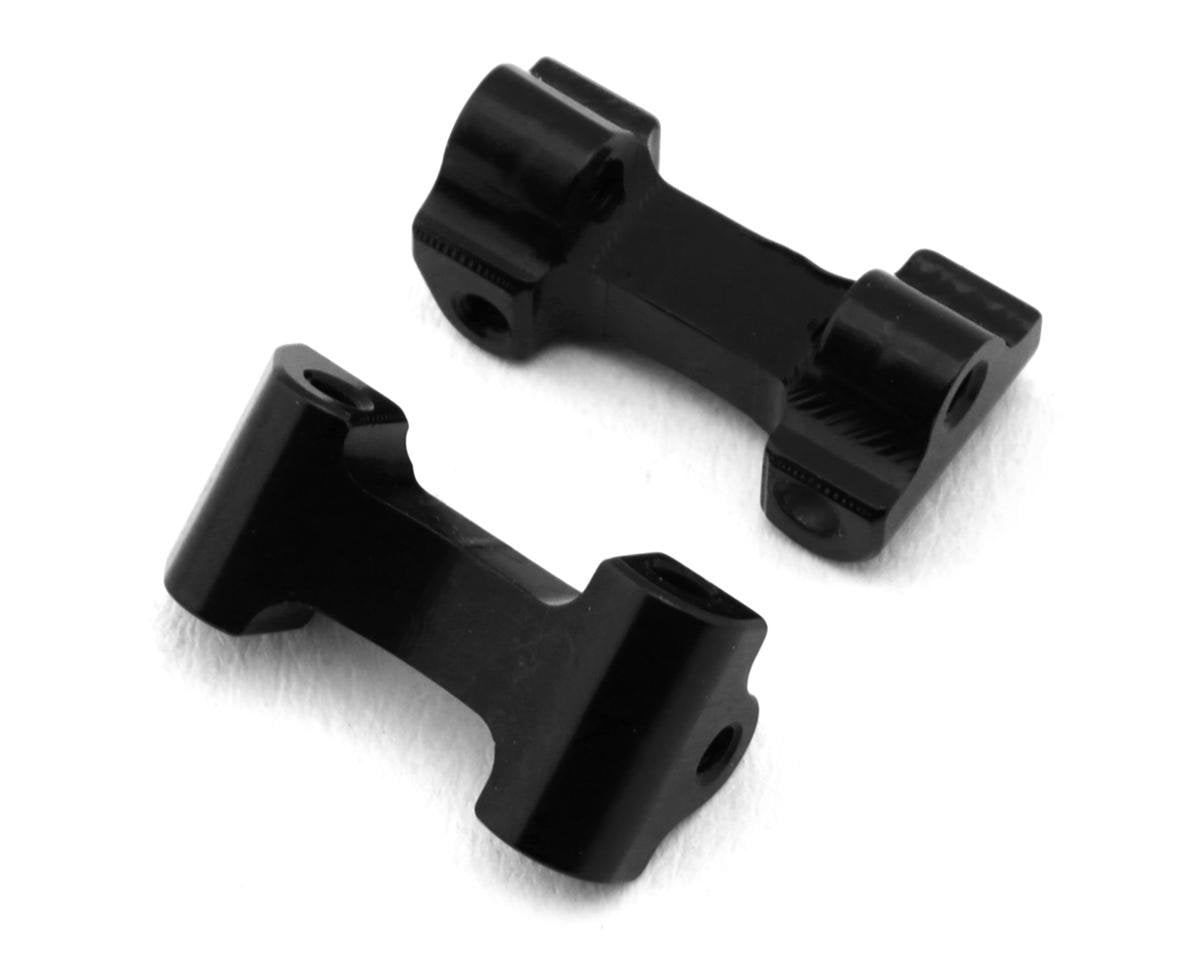 UpGrade RC Machined 7075 Aluminum Front Caster Blocks for Losi® Micro-B™ (Black) (2)