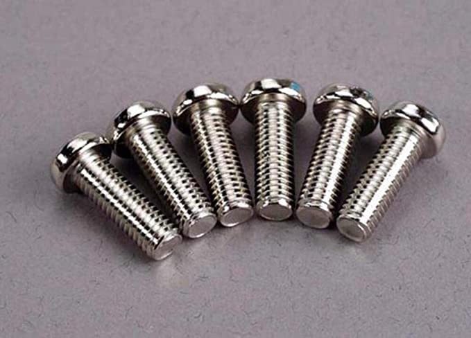 Traxxas Screws, 5x15mm roundhead machine (6)