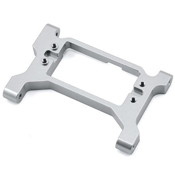 ST Racing Aluminum One Piece Servo Mount / Chassis Brace Silver