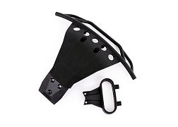 Traxxas Bumper, front / bumper support (fits 4WD Slash) (for LED light kit installation)