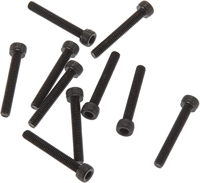 Axial M2.6x18mm Cap Head Screw, Black (10 Pieces)