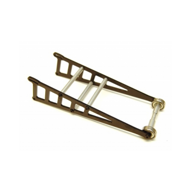 STRC Aluminum Wheelie Bar Kit : Slash 2WD / Rustler / Bandit Black
