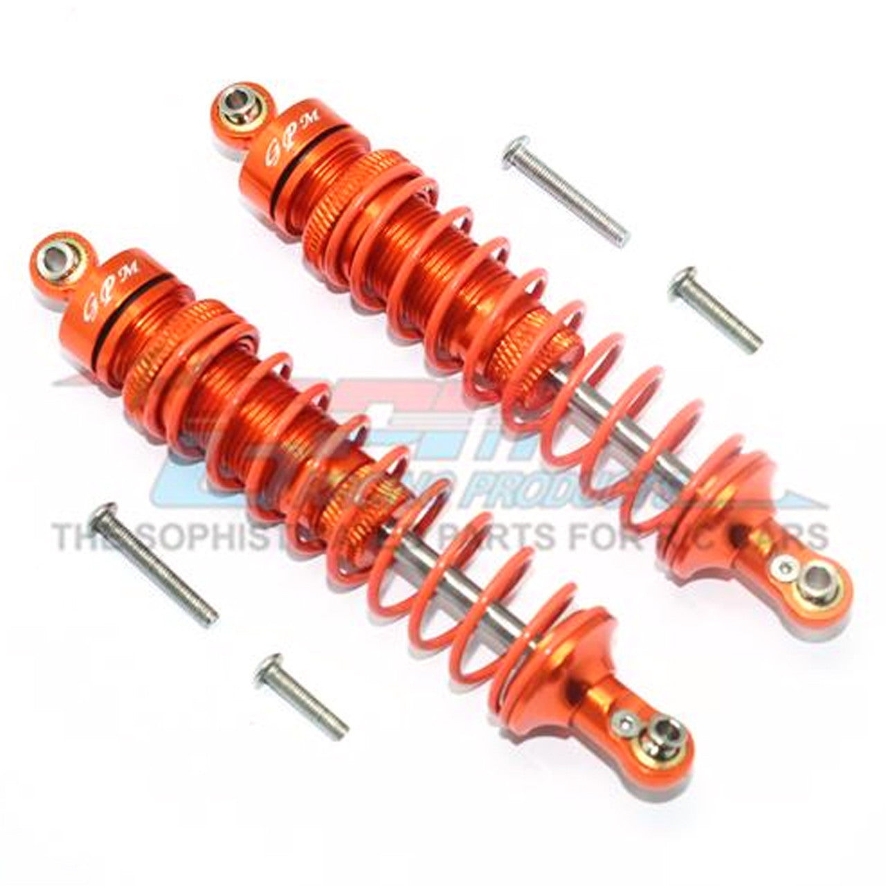 GPM Alum Front Heavy-Duty Adjustable Damper 102mm Orange