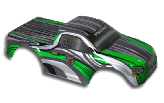 RedCat 1/10 Truck Body Green and White