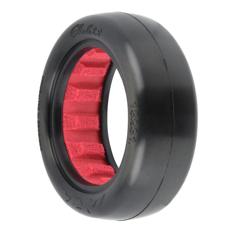 AKA 1/10 Slicks Medium Soft 2WD Front 2.2" Off-Road Buggy Tires (2)