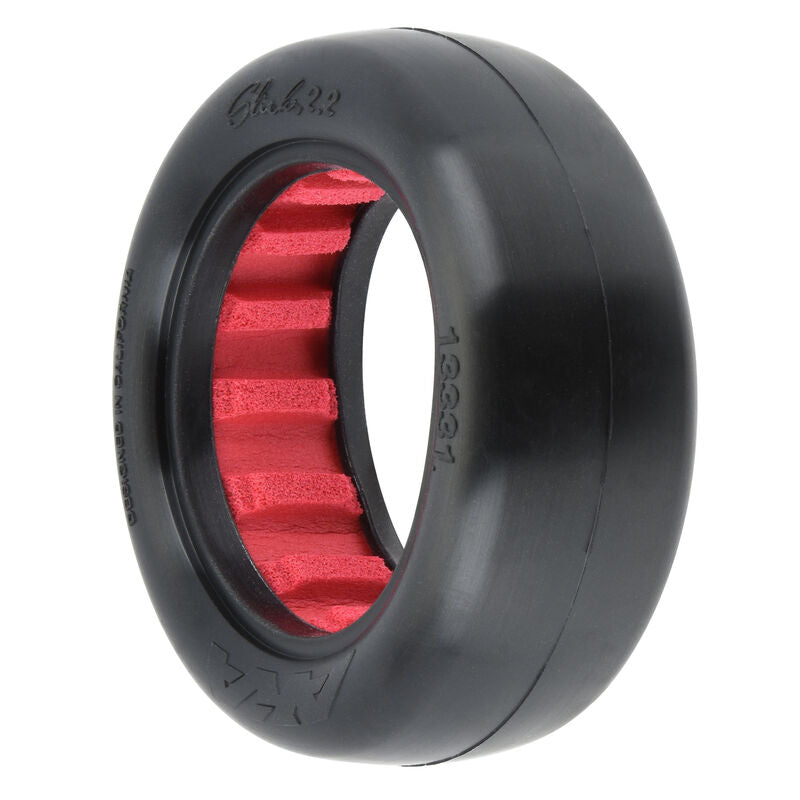 AKA 1/10 Slicks Medium Soft 4WD Front 2.2" Off-Road Buggy Tires (2)