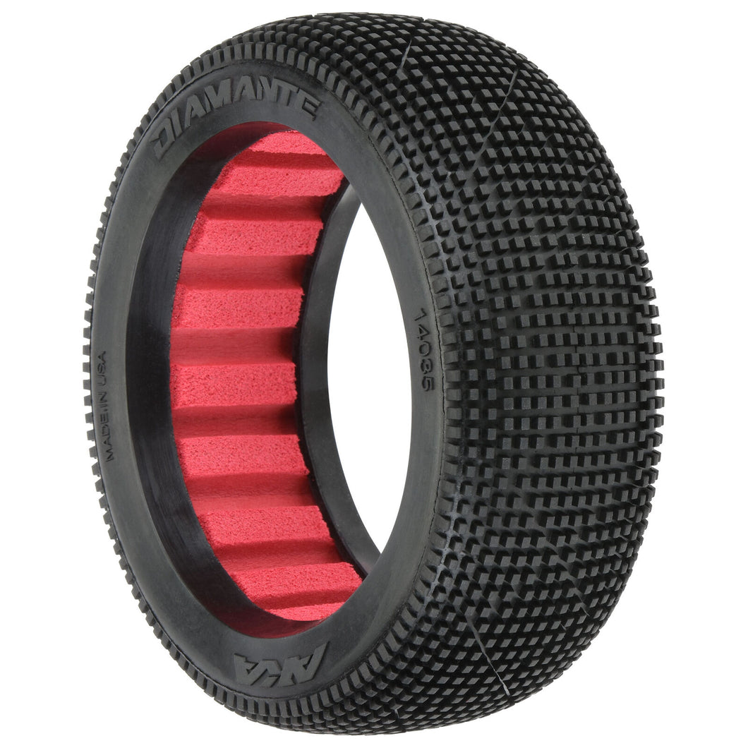 AKA 1/8 Diamante Super Soft Front/Rear Off-Road Buggy Tires (2)