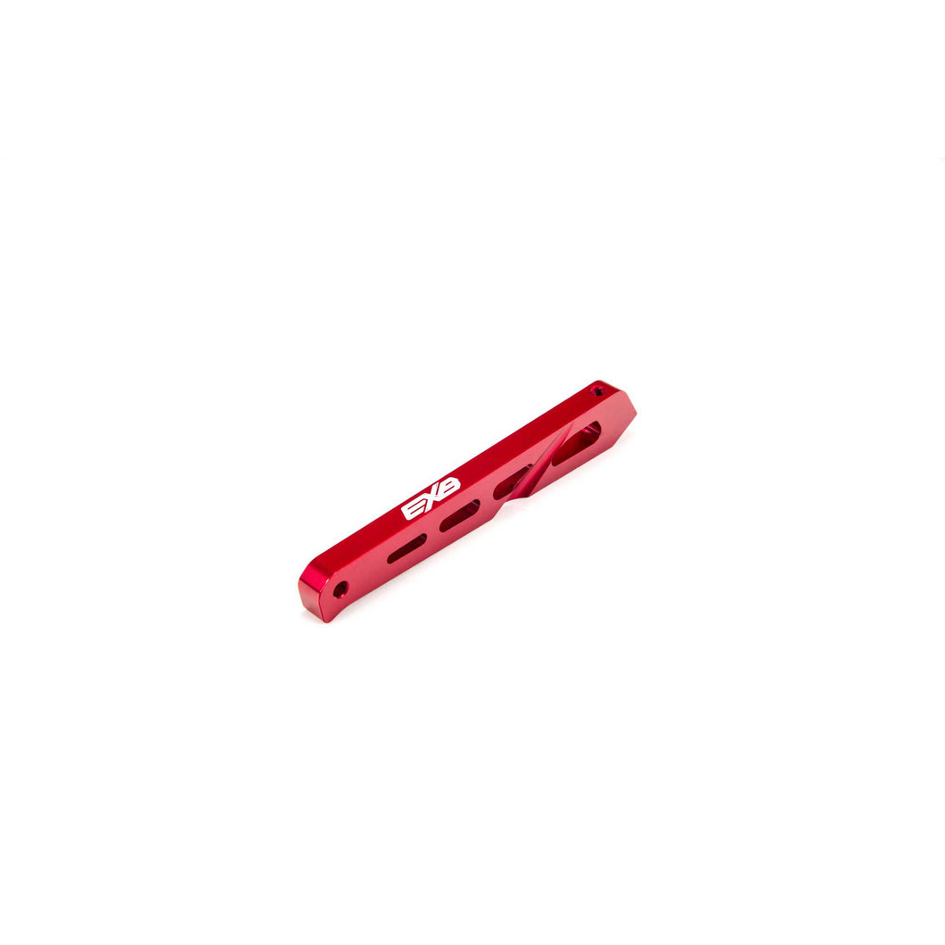 Arrma Rear Center Aluminum Chassis Brace, 87mm Red: EXB