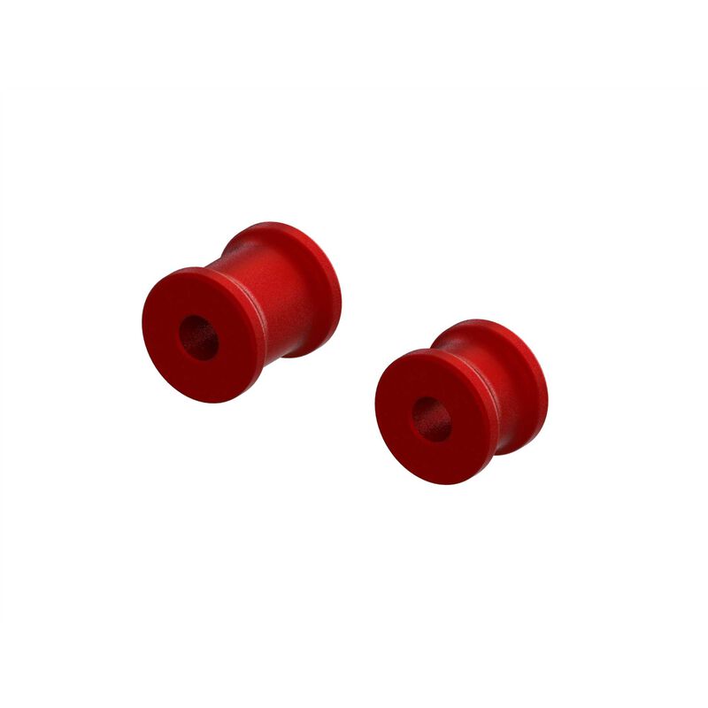 Arrma Aluminum Chassis Brace Spacer Set, Red: EXB