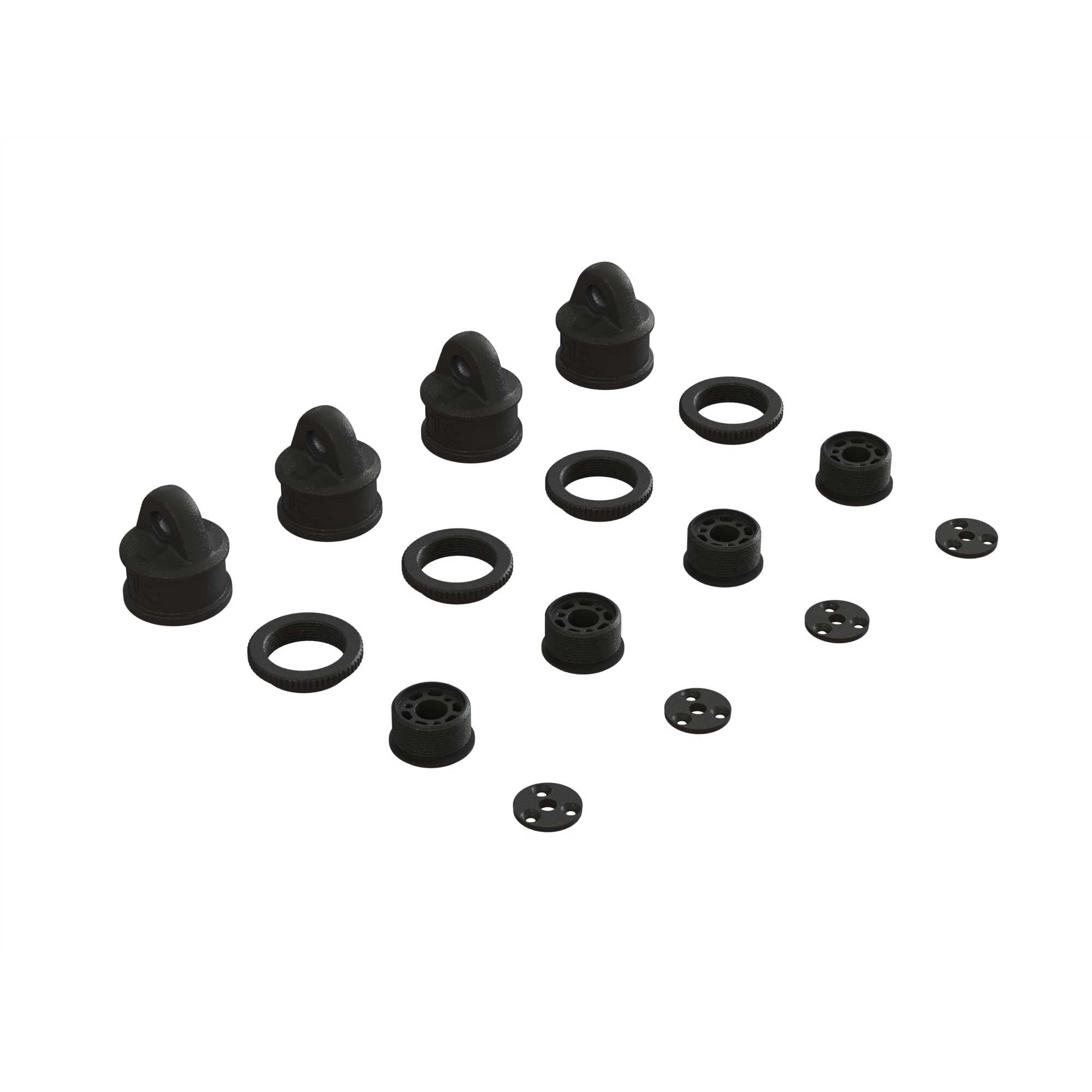 Arrma Shock Cap Collar & Cartridge Set