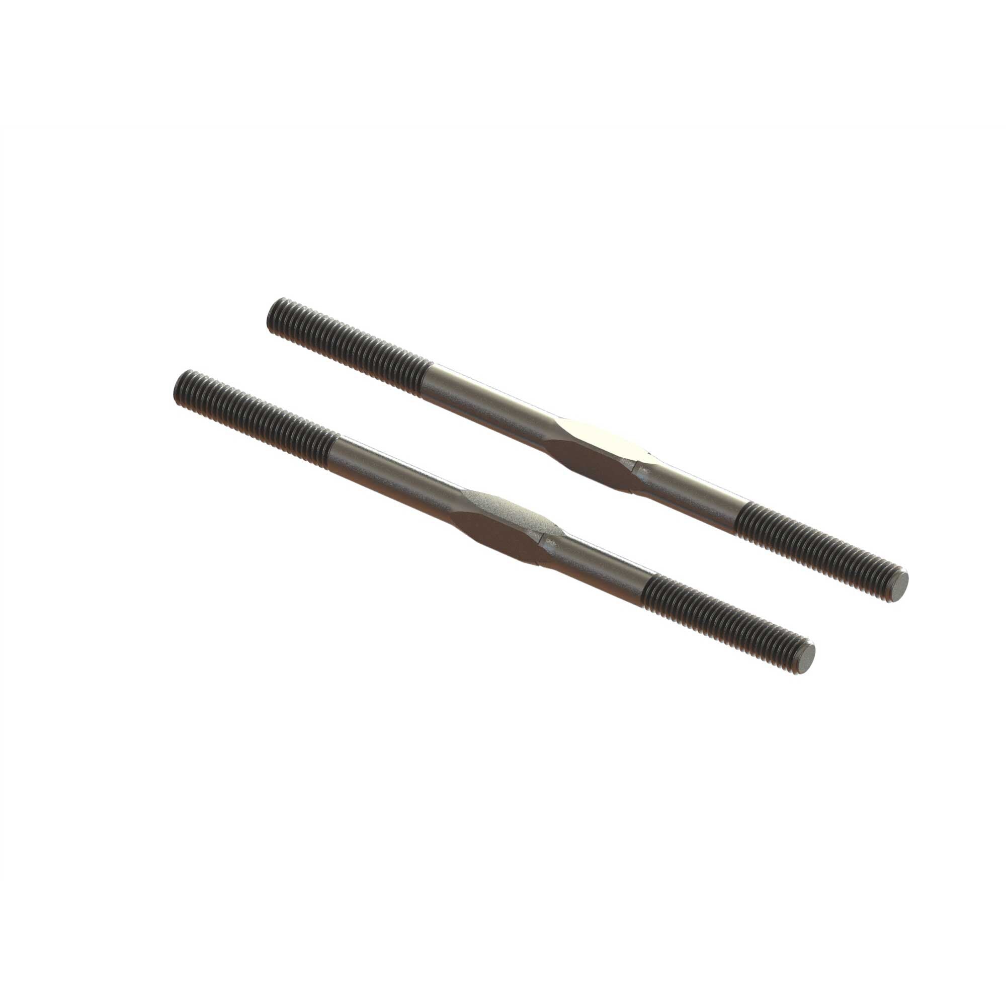 Arrma Steel Turnbuckle, M5x89mm Silver (2): EXB
